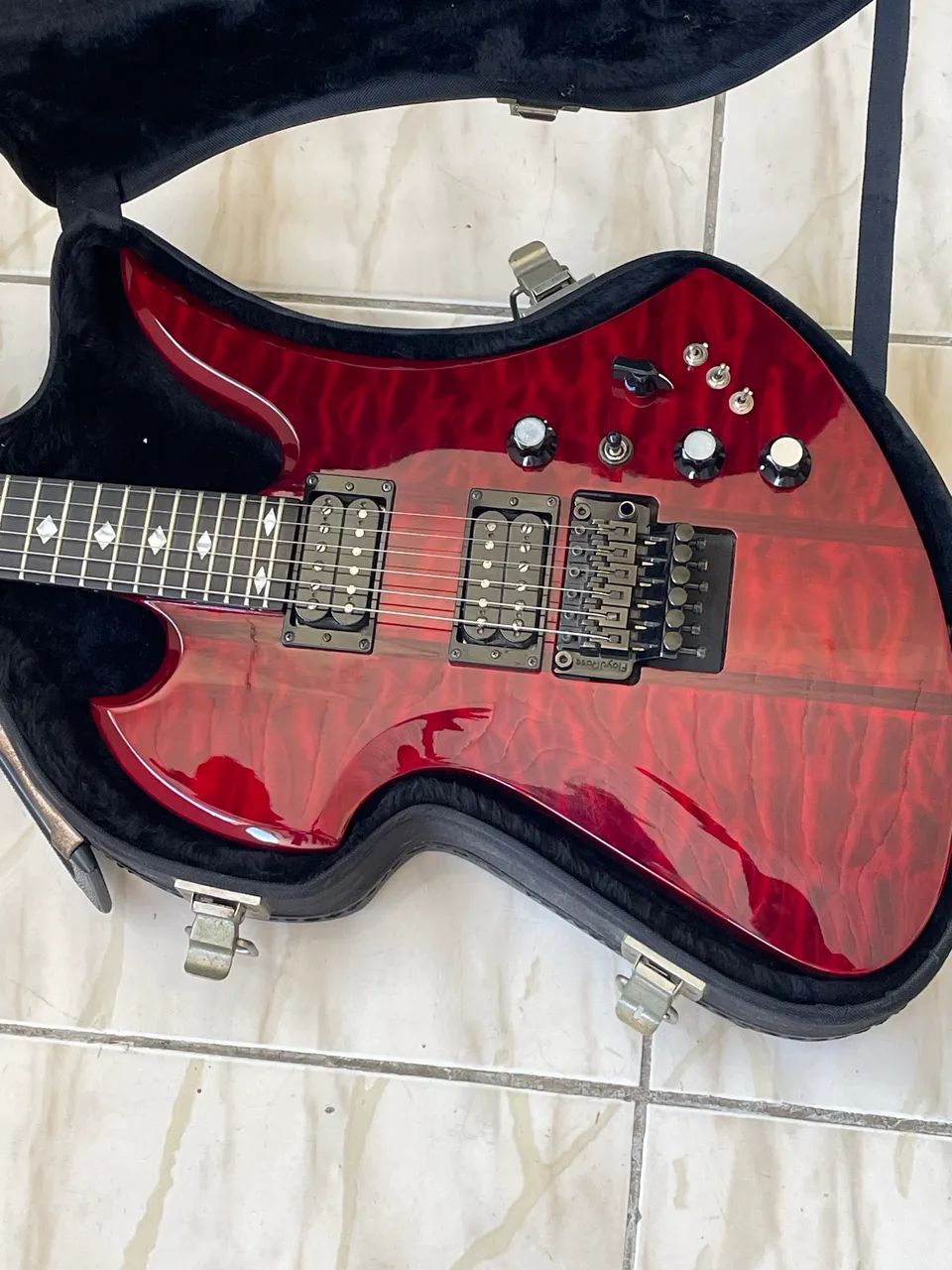 Bc Rich Mockingbird ST com hard case  - Foto 2