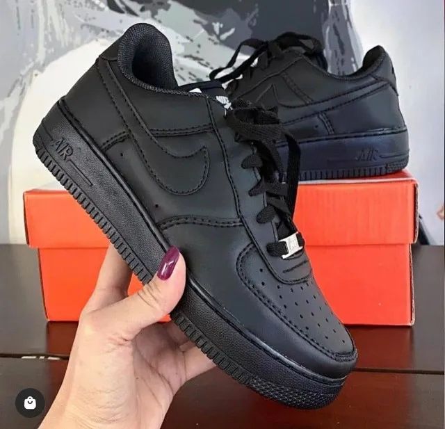 Tenis Air Force Preto Novo