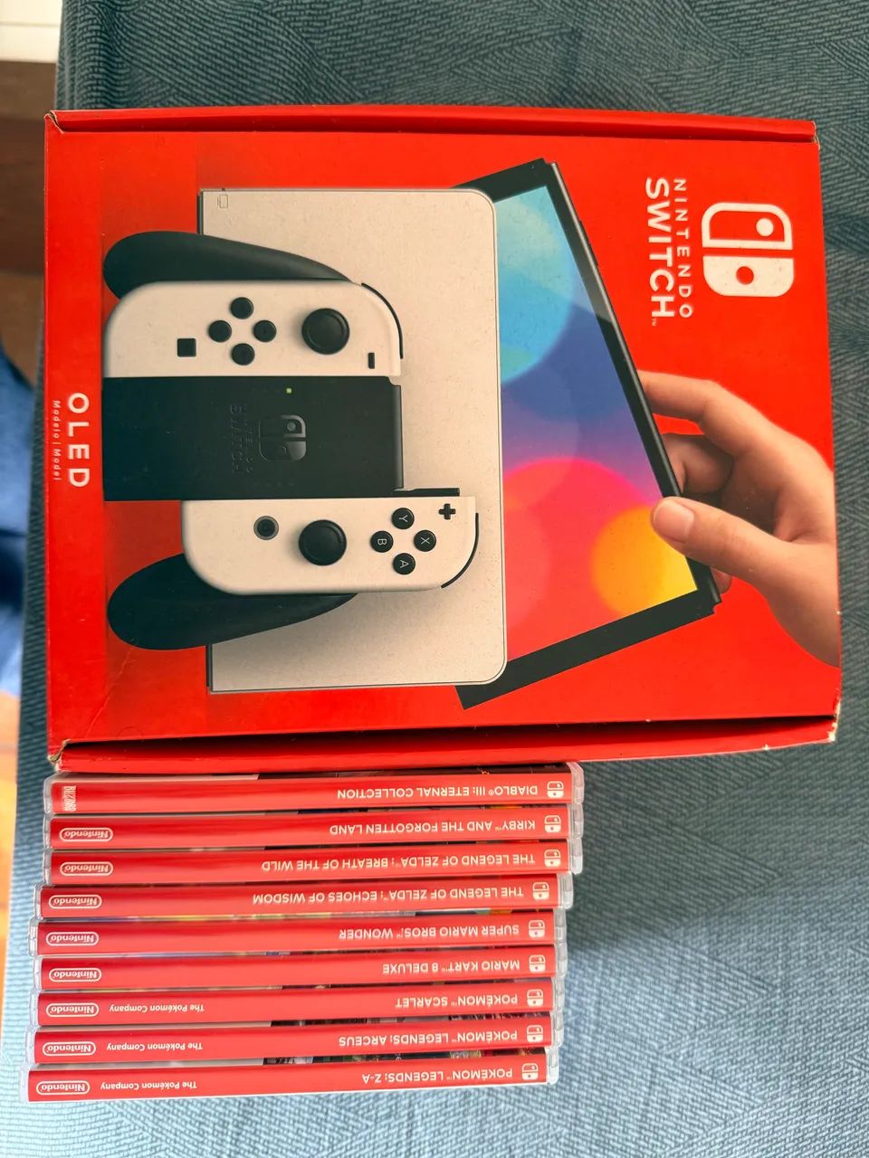 Nintendo switch Oled + Jogos - Foto 4
