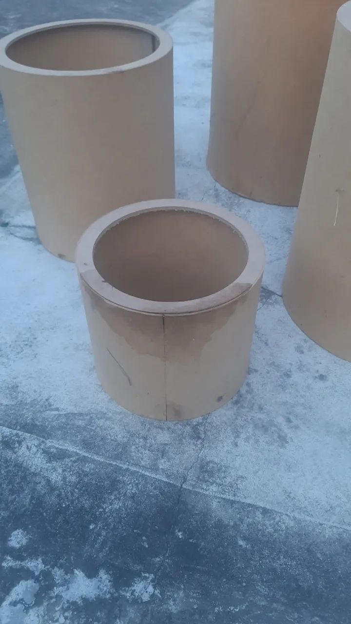 Cilindro em MDF 