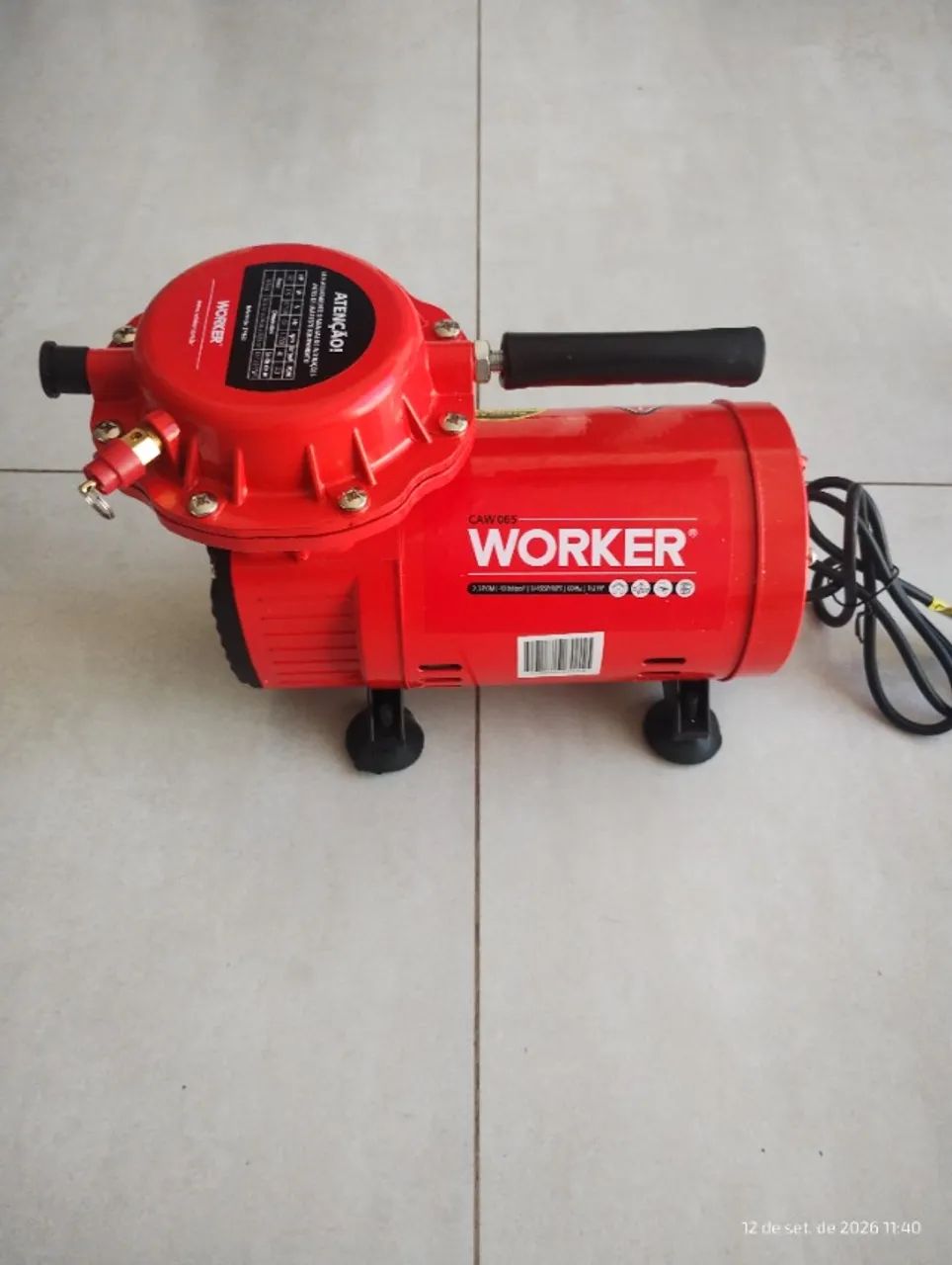 Compressor de ar direto Worker - Foto 3