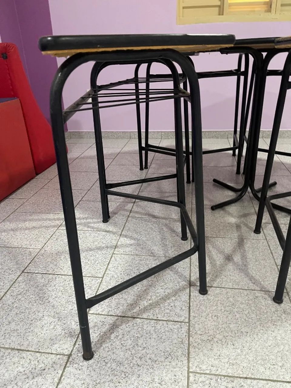 Carteira Escolar Trapézio  - Foto 4
