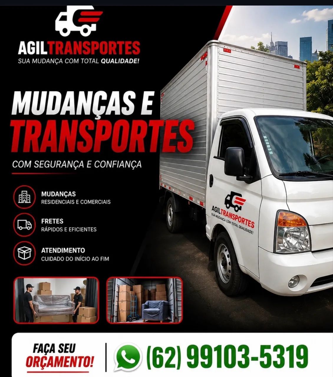 FRETES, MUDANÇAS e TRANSPORTES  - Foto 3