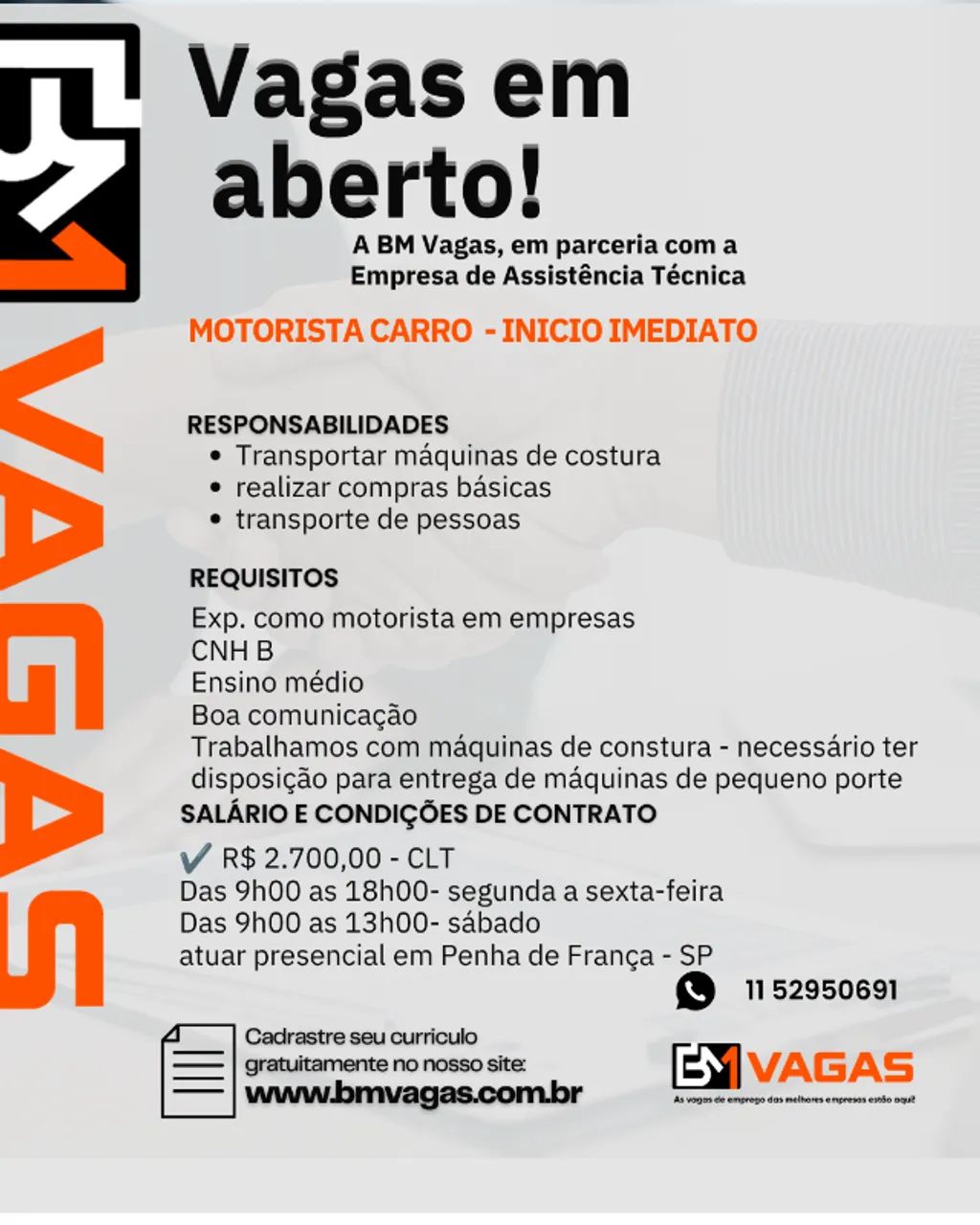 Motorista CNH B
