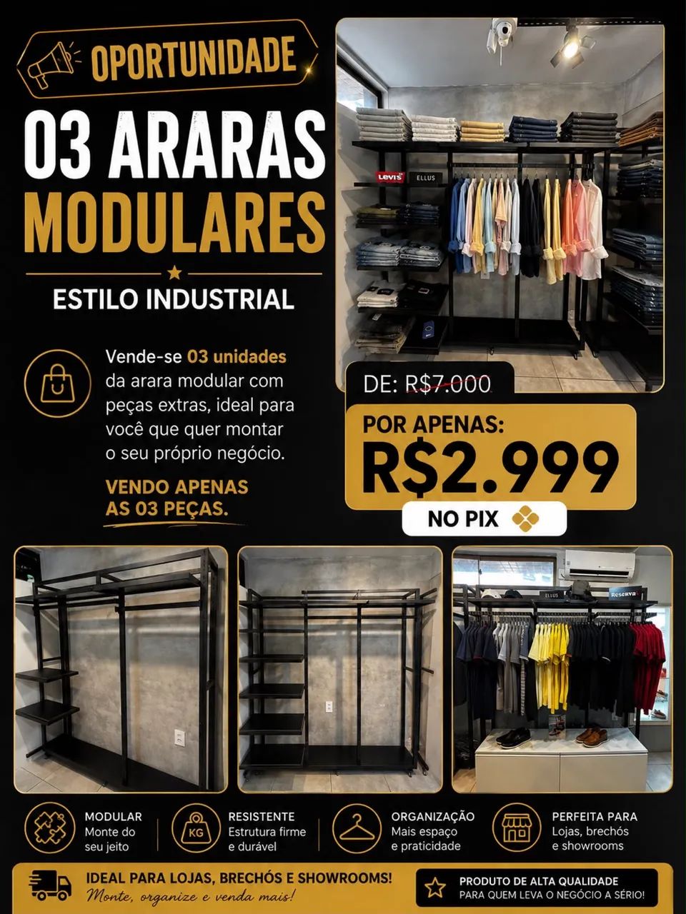 03 araras modulares industriais 