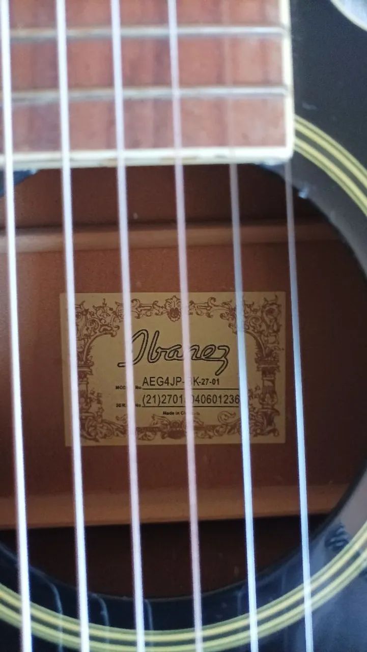 VIOLÃO IBANEZ BLACK/AÇO  - Foto 2