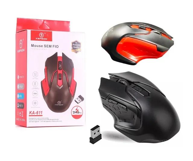 Mouse Sem fio 1600 DPI Kapbom470100240006522884
