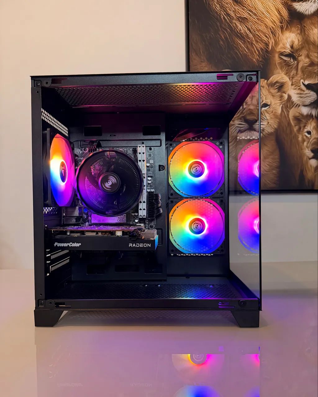 PC Gamer Full AMD Ryzen novo na caixa 