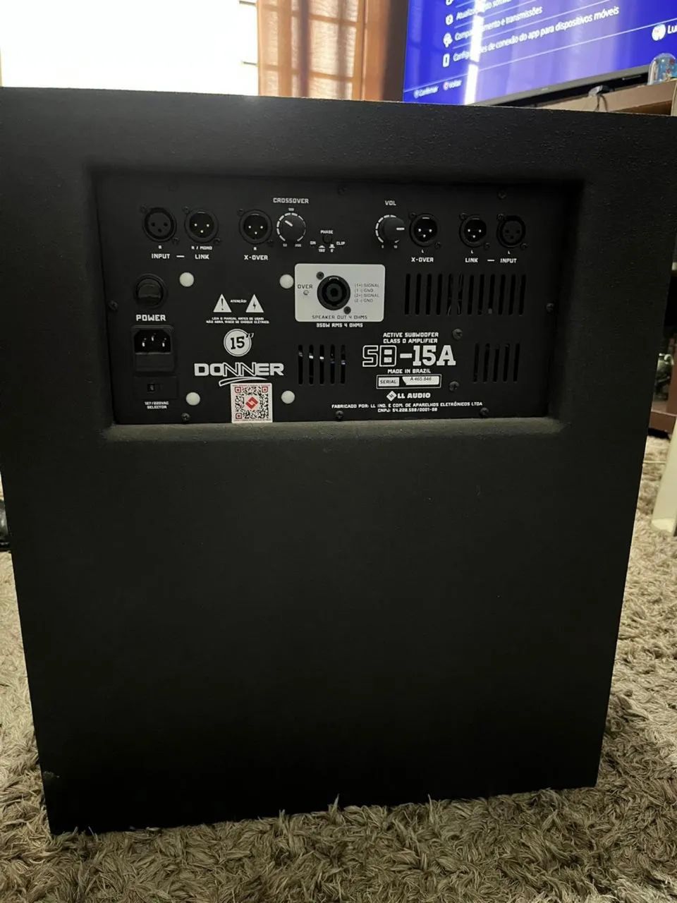 Caixas de som profissional com mesa de som  - Foto 3