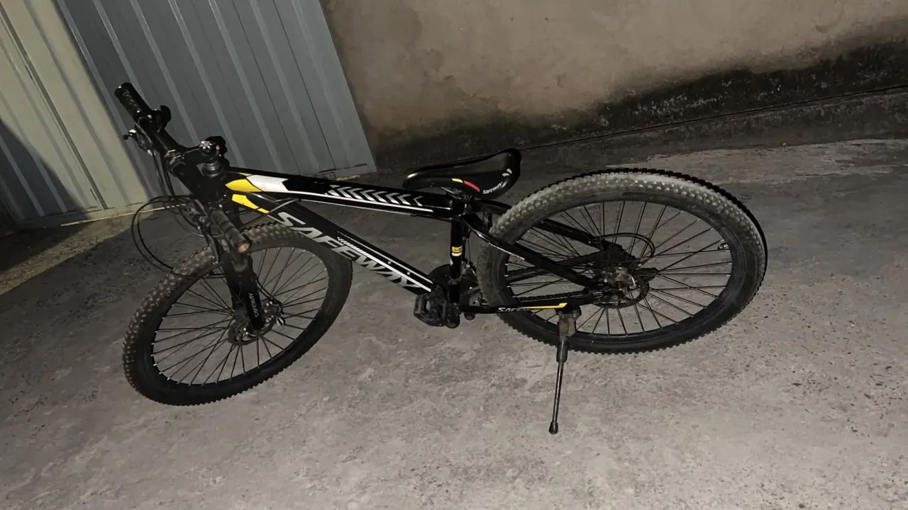 Bicicleta Aro 29 Safeway - Preta e Amarela - Foto 3