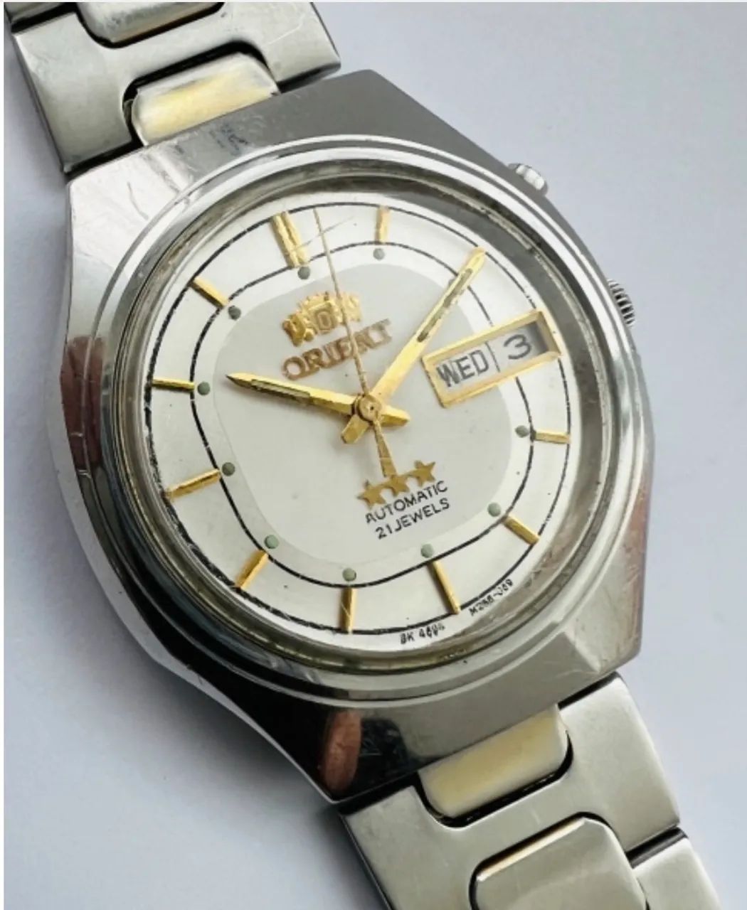 Orient 3 Estrelas Automatic Prata