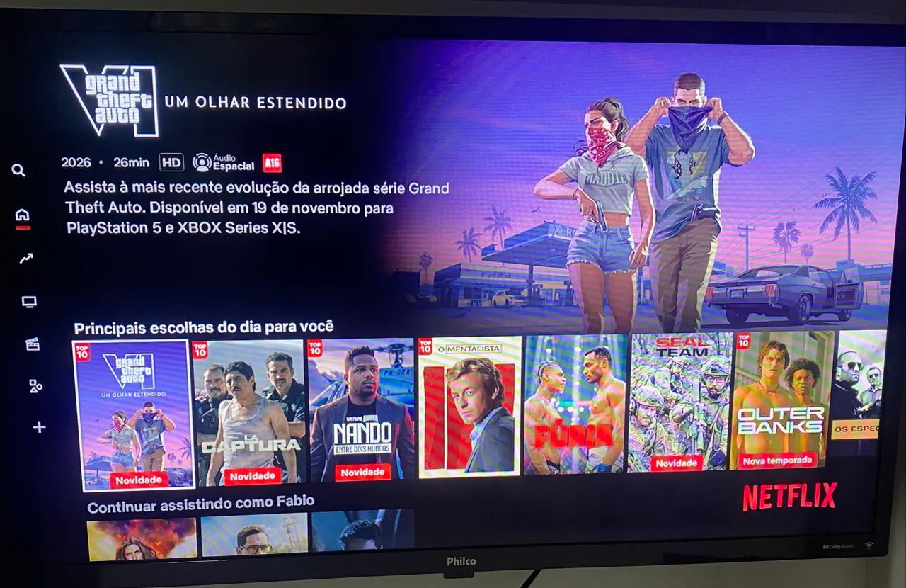 Smart TV Philco 32 polegadas em perfeito estado sem arranhões zerada pouco tempo de uso . - Foto 2