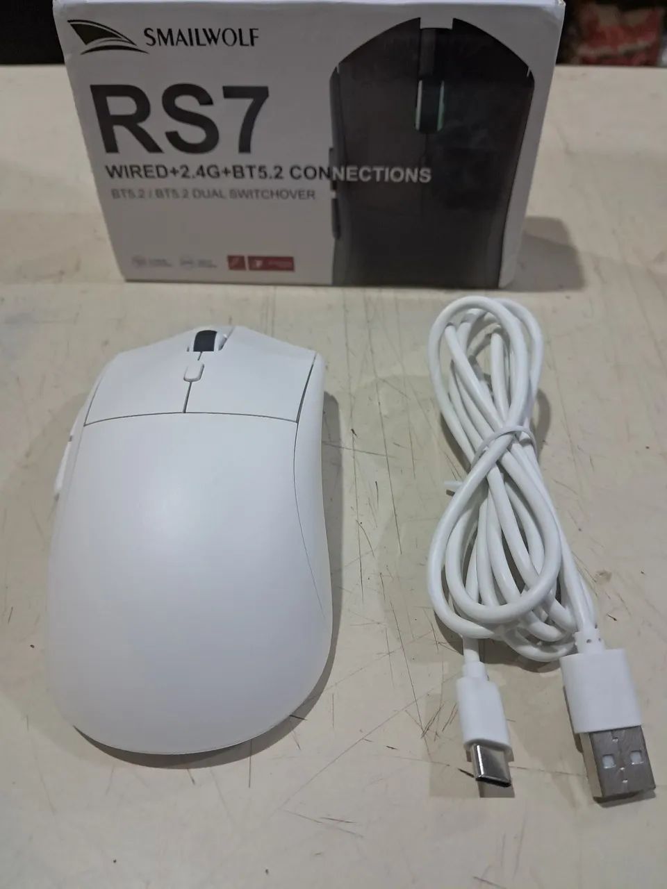Mouse gamer sem fio RS7  da smailwolf  - Foto 2