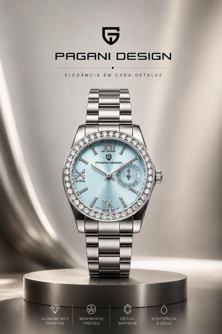 RELÓGIO FEMININO PAGANI DESIGN