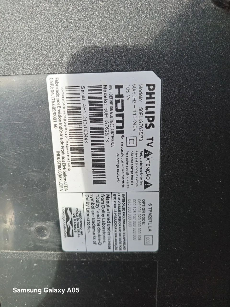 Vendo duas TV,s uma Fhillps 50 pol. E outra  LG 50 pol. Com defeito na tela - Foto 3