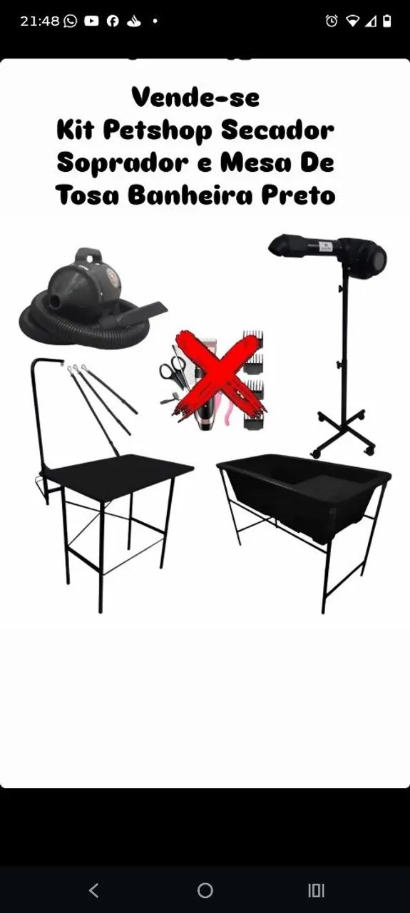 Kit banho e tosa 