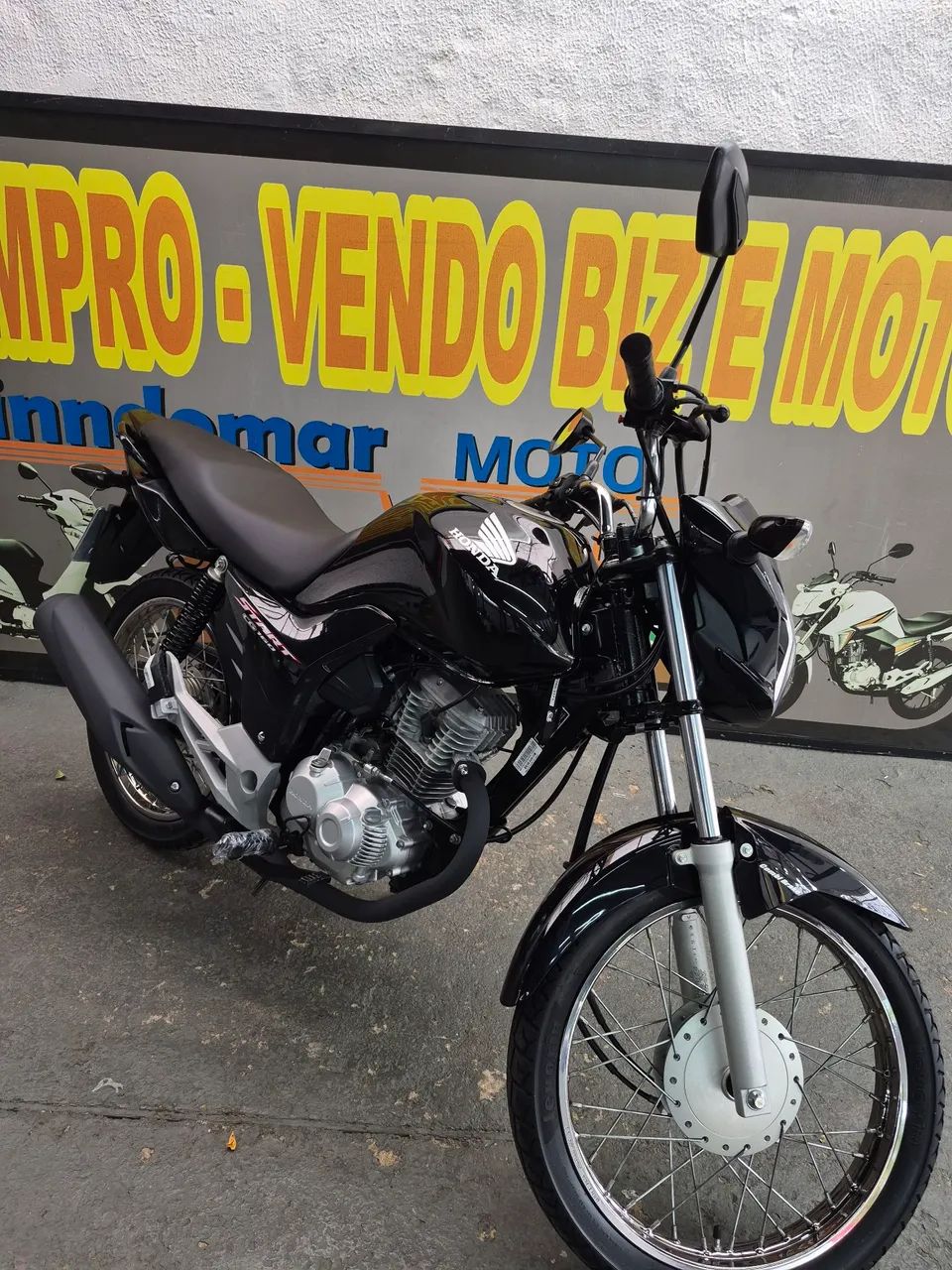 HONDA 160 START 2022 PRETA SÓ 15350KM (FINANCIA 100%)$16500 LINDOMAR MOTOS  - Foto 12