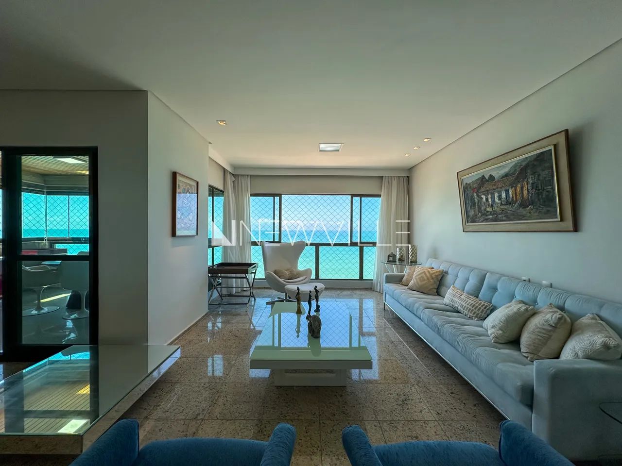 Apartamento para locação no Edifício Vereda do Mar, em Boa Viagem  193m², 3 suítes, mobili - Foto 3