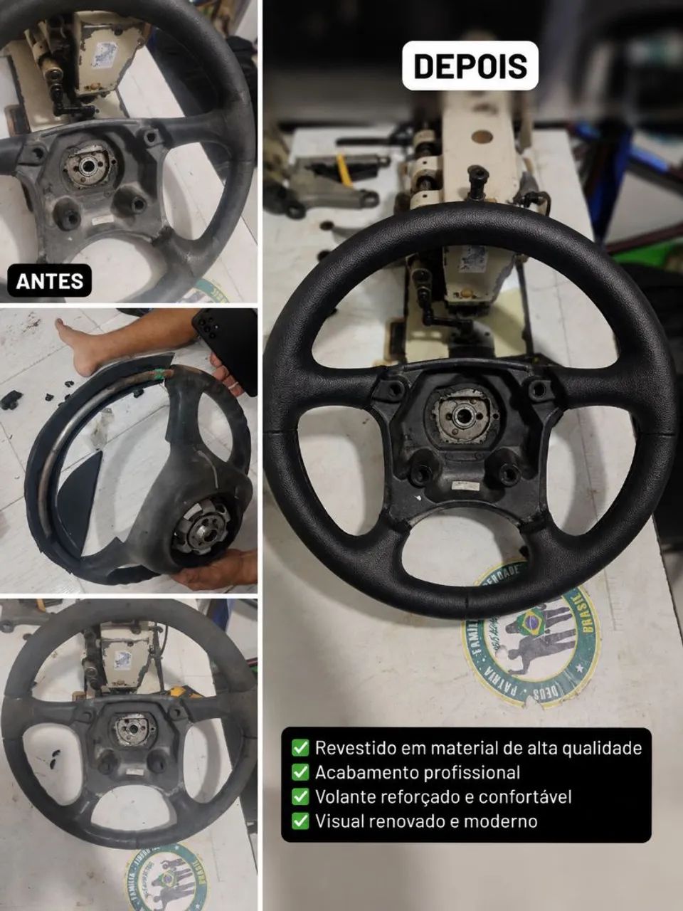 Forro de volante 