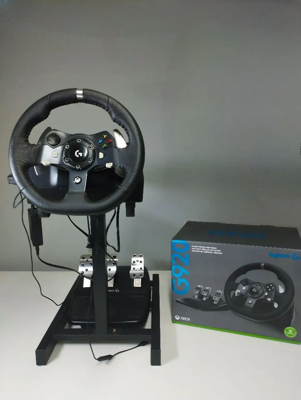 Volante Logitech G920 para Xbox e PC + SUPORTE - Foto 2