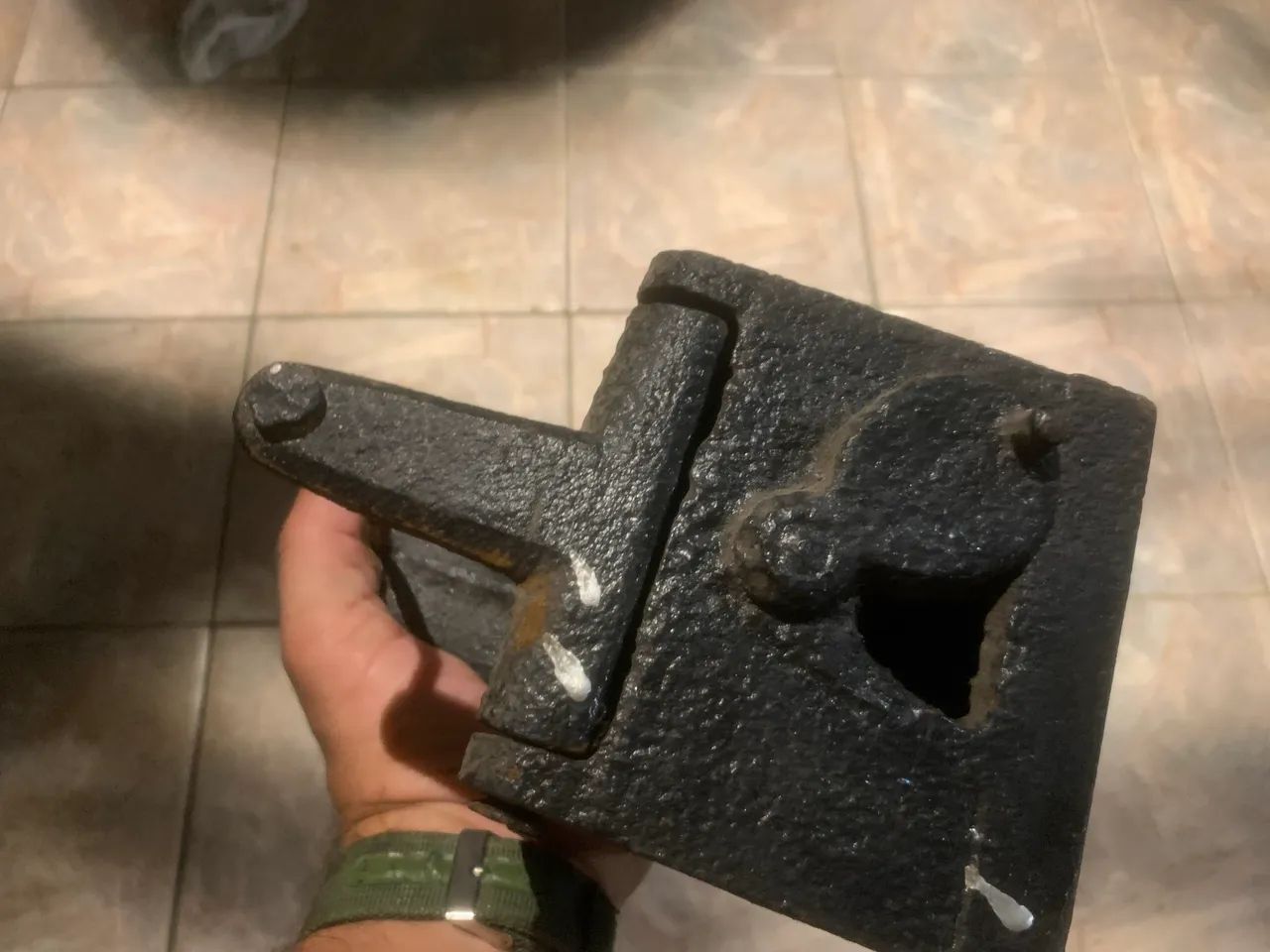 ferro de passar roupa antigo a brasa - Foto 5