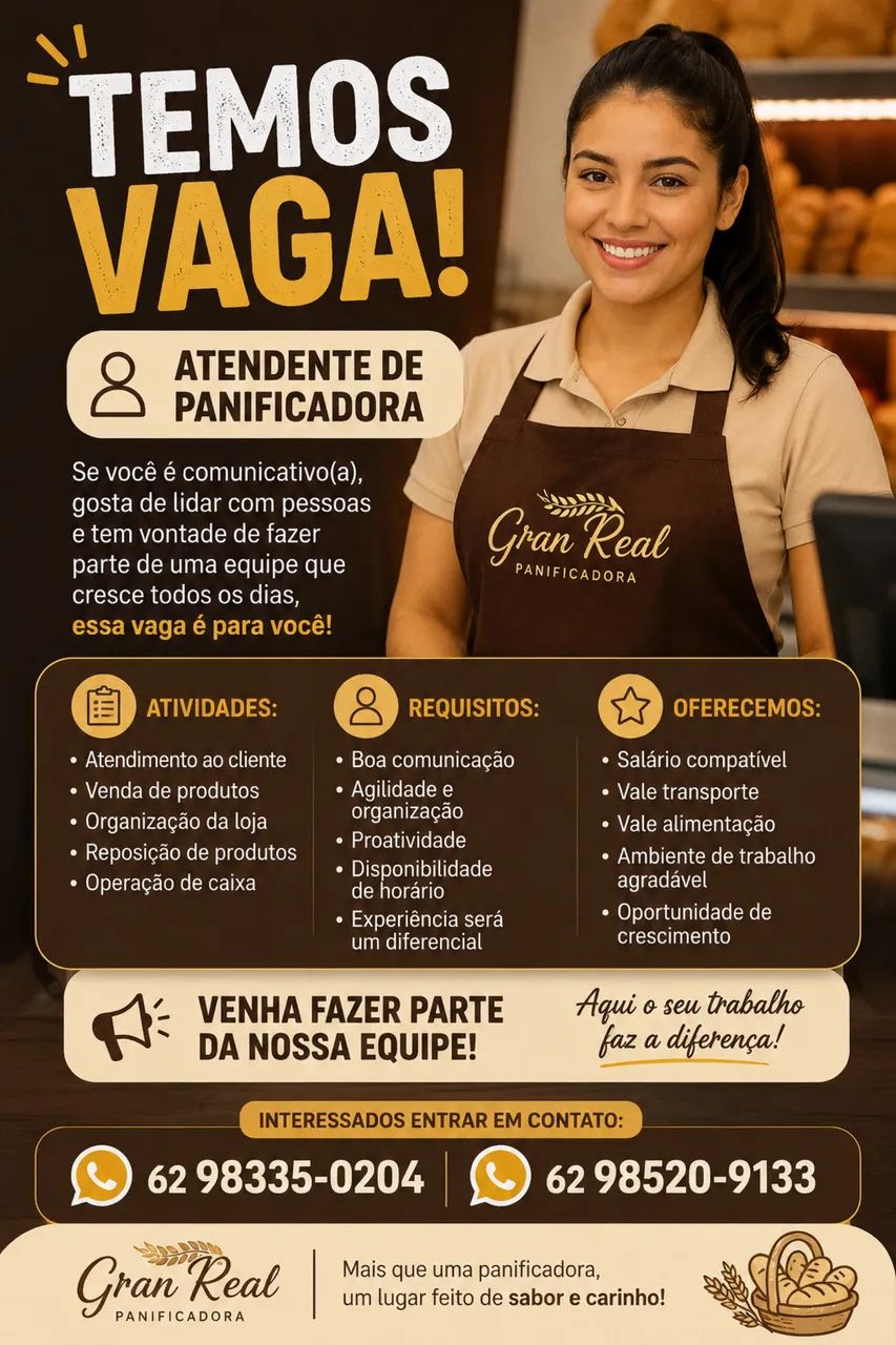 Vaga de emprego 