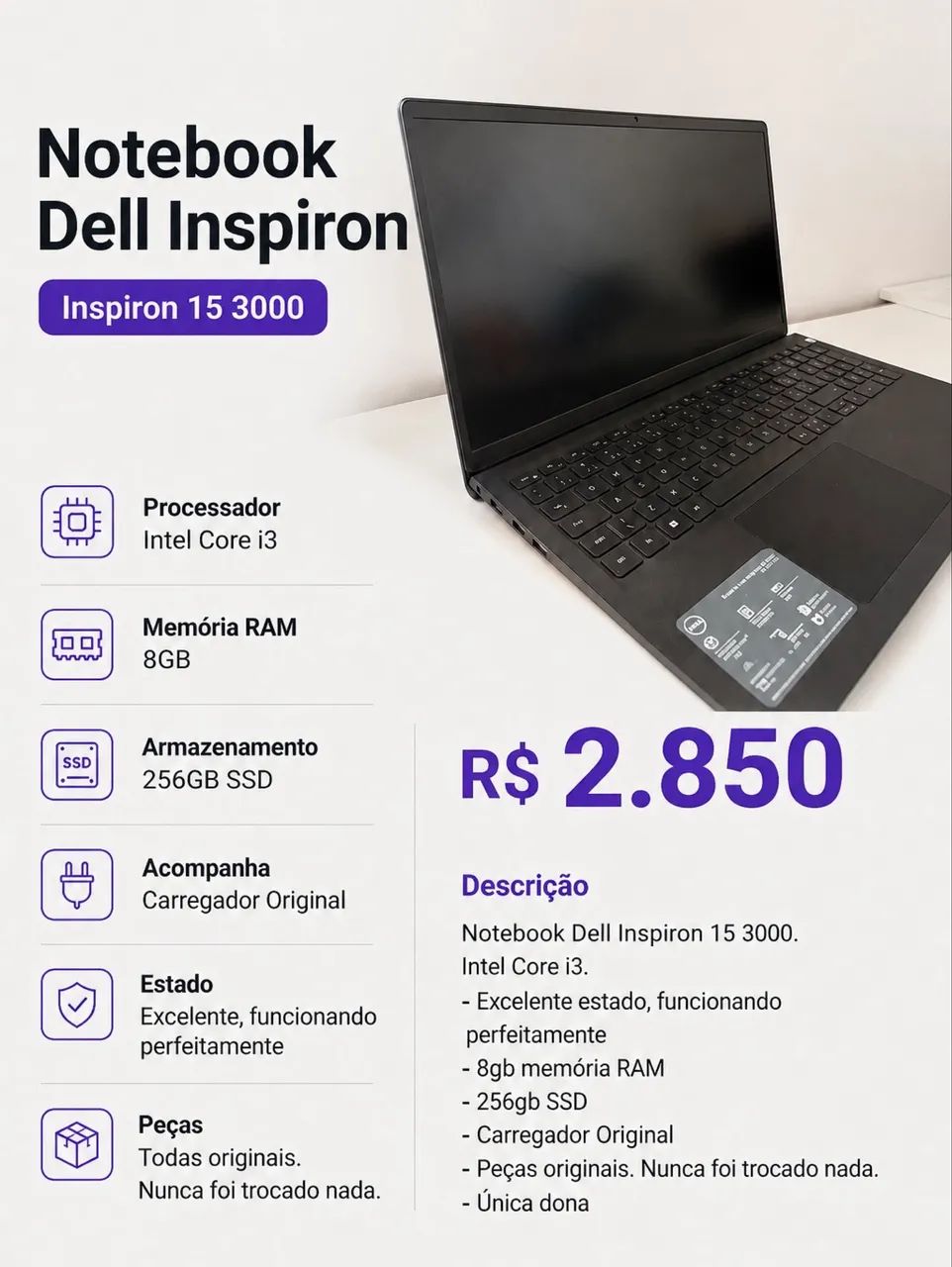 Notebook Dell Inspiron 