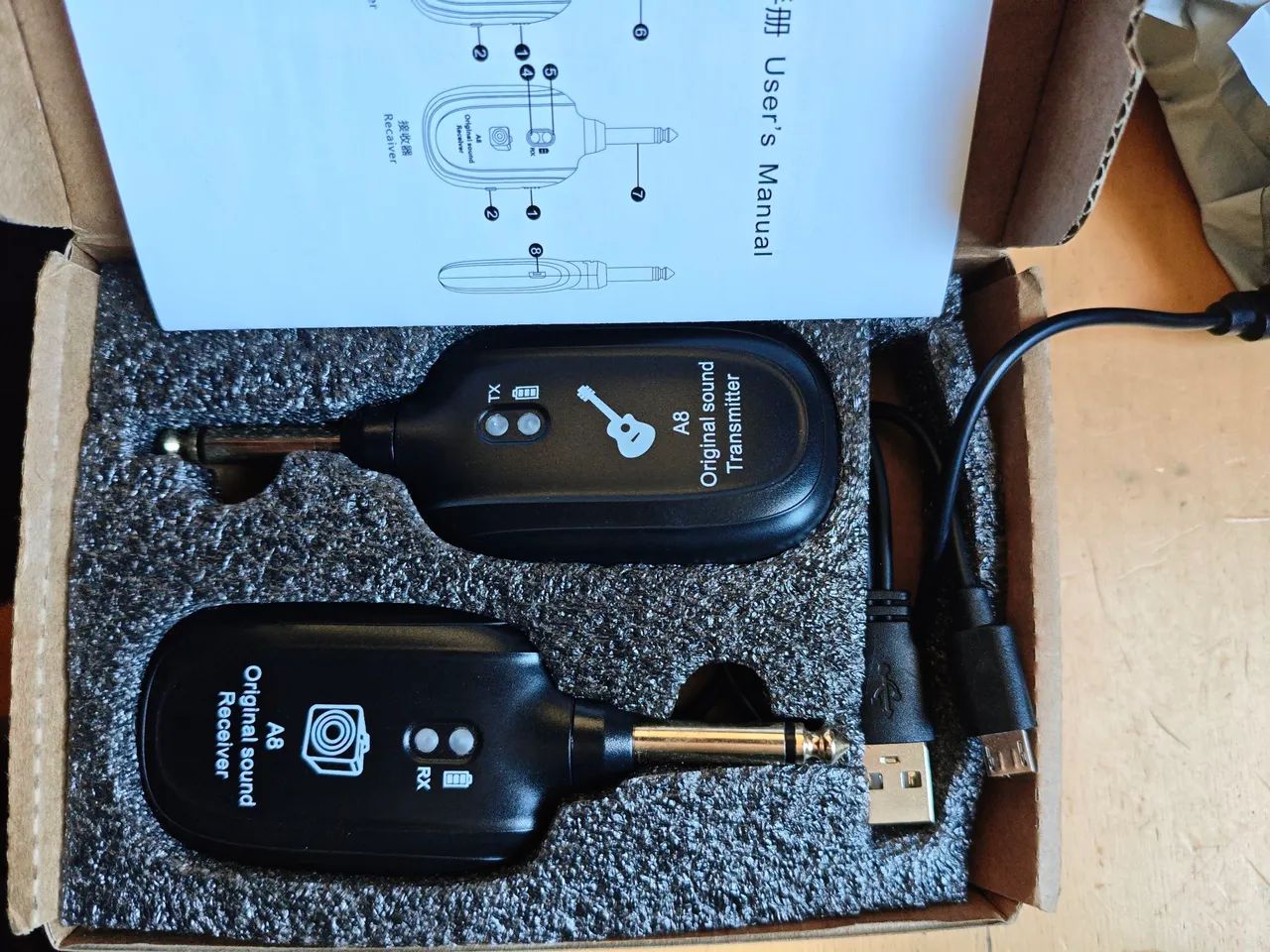 Adaptador wireless guitarra p10 - Foto 2