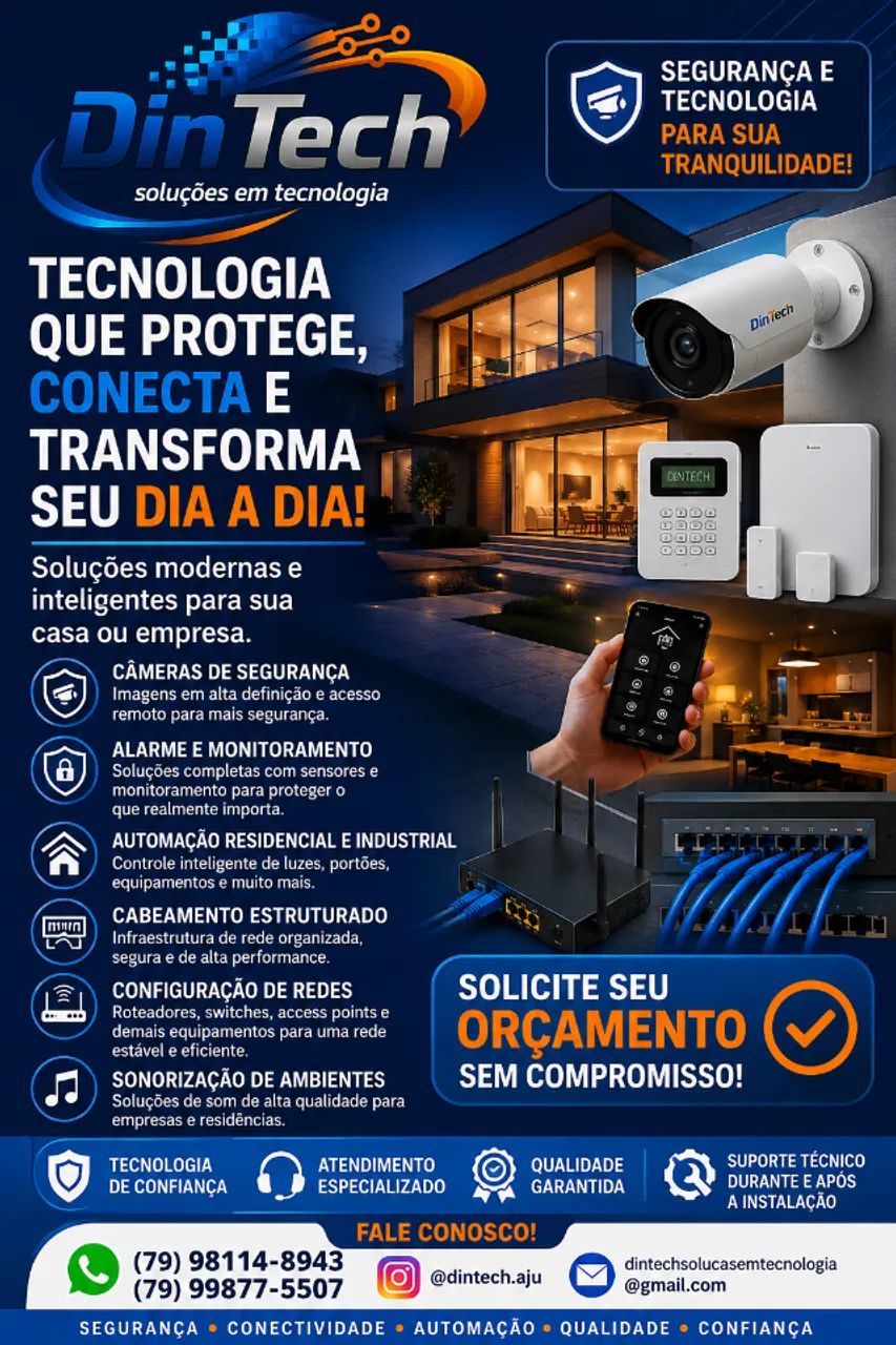  Instalação de Câmeras, Cabeamento de Rede e Casa Inteligente. - Foto 2