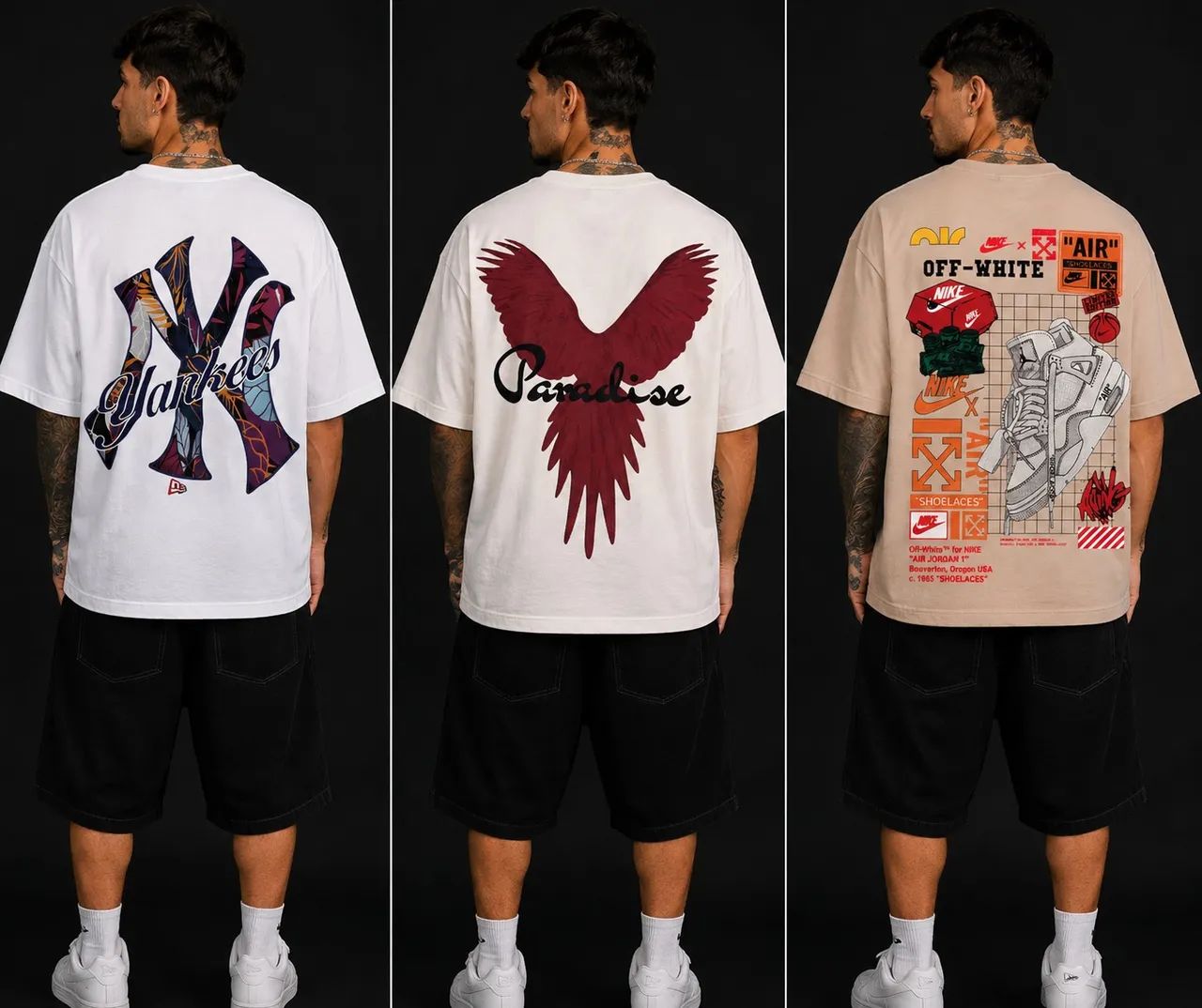 Camiseta oversais
