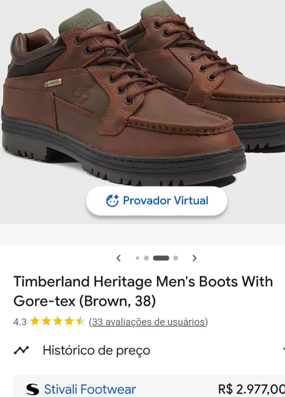 BOTA TIMBERLAND GORETEX - Calçados - Dois Carneiros, Jaboatão dos