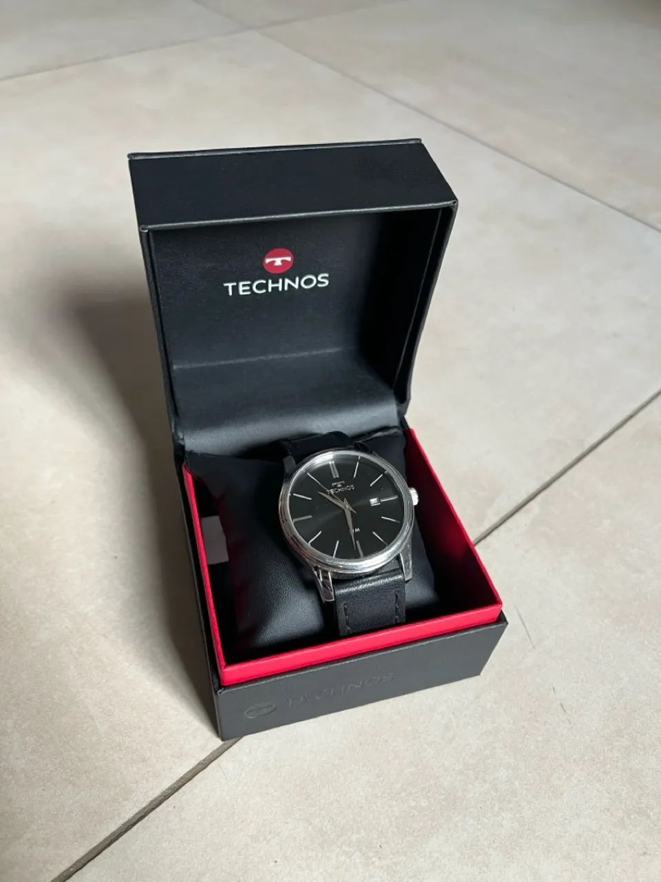 Relógio de Couro Technos Classic Steel - Foto 4