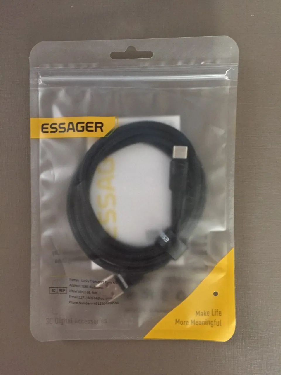 Cabo Usb C Carregamento Rápido 66W