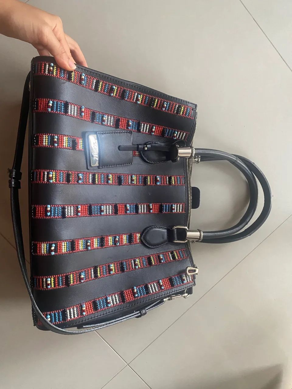 Bolsa de Couro Grande Schutz 