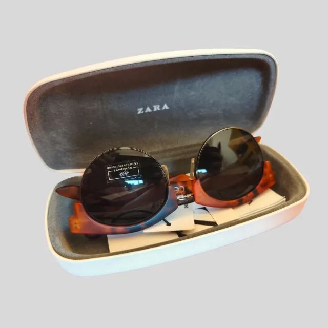 Óculos de Sol Tortoiseshell ZARA - NOVO - Foto 2