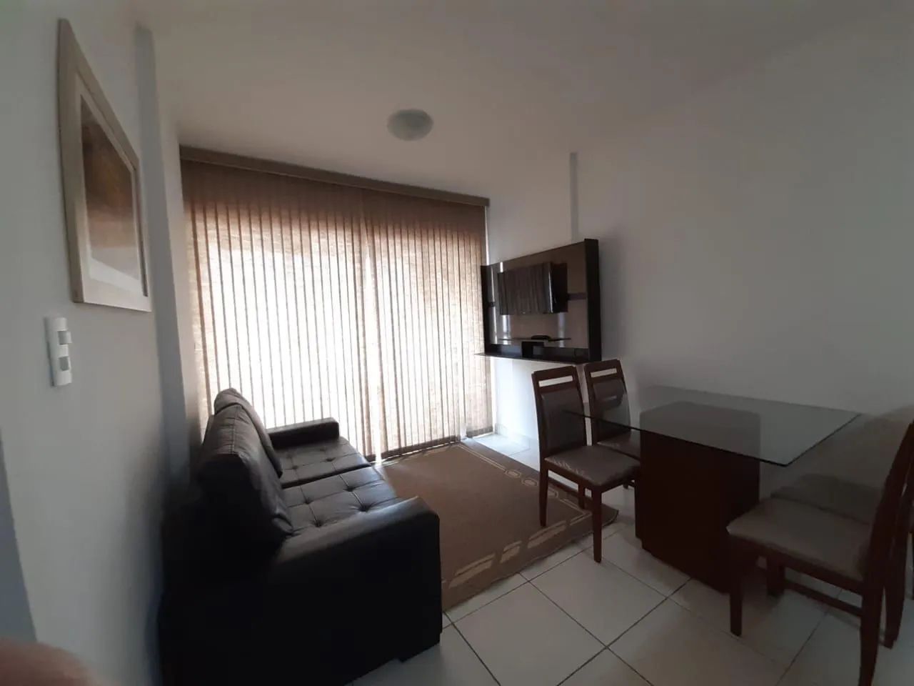 APARTAMENTO MOBILIADO DE 1 QUARTO, SALA COM VARANDA - Foto 5