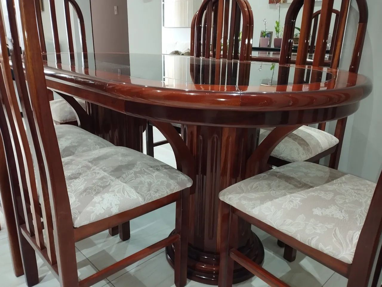 Mesa Sala de Jantar Madeira - Foto 3