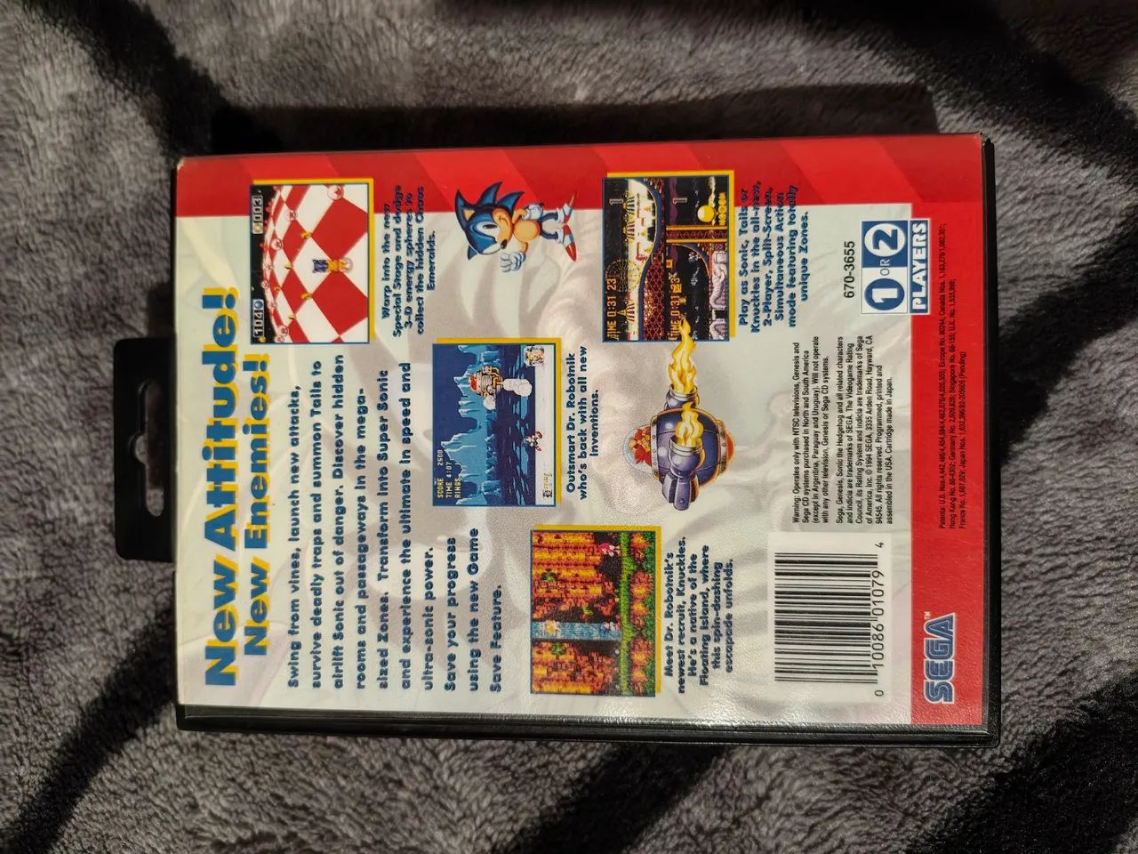 Jogo Sonic 3 Mega Drive Original  - Foto 2
