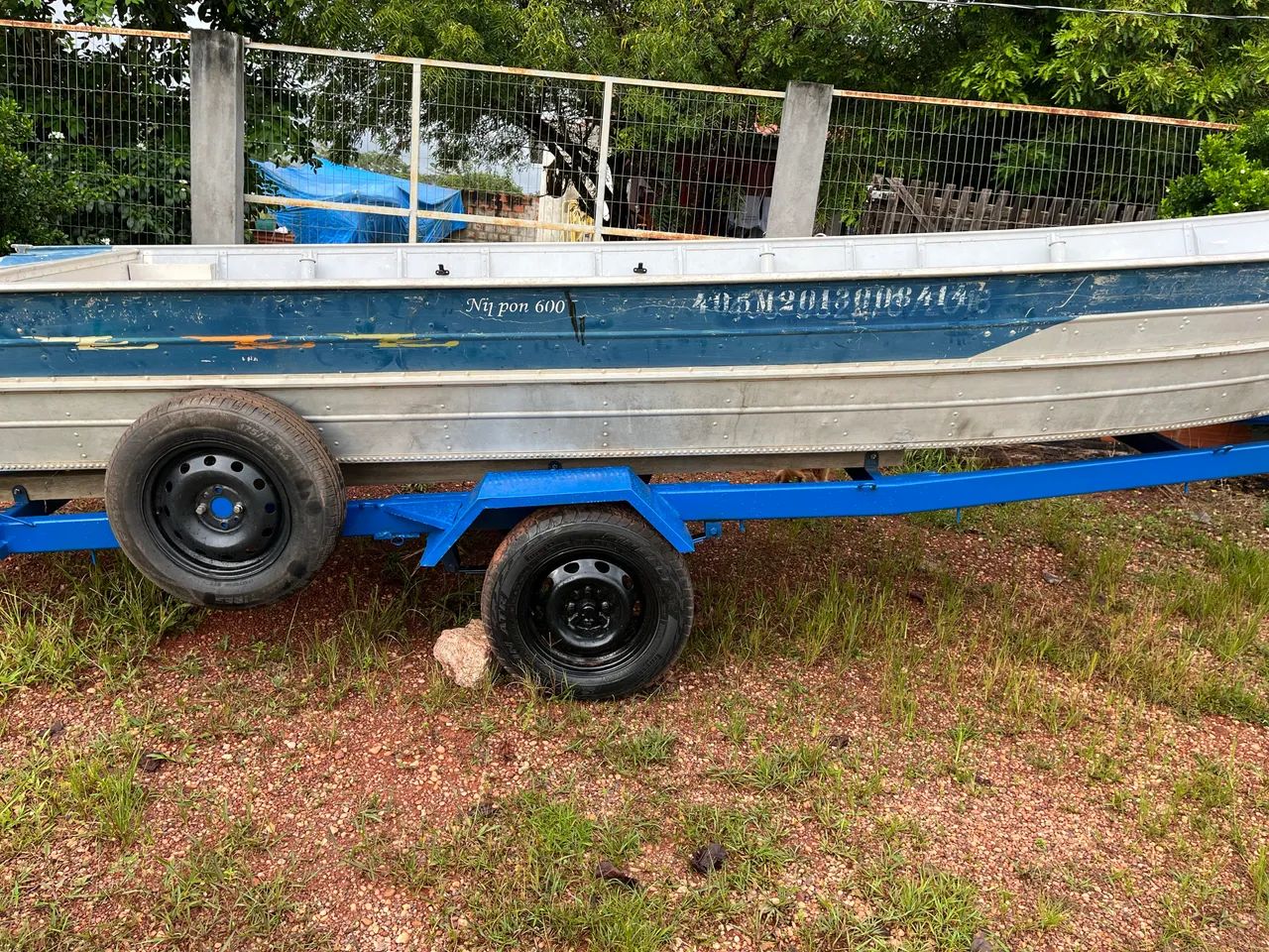 Barco borda alta 6m e carretinha  - Foto 4