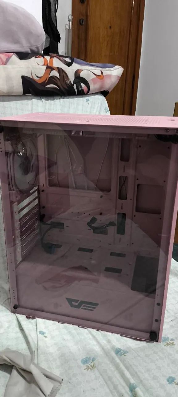 Gabinete Aigo Darkflash DK100 Rosa - Foto 2