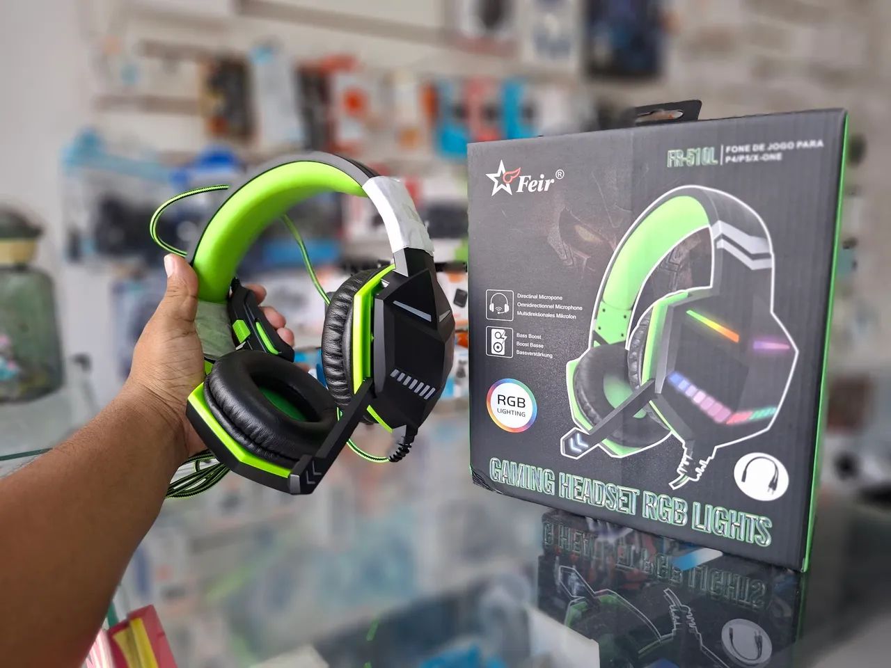 Headset gamer para ps4 xbox PC e celular - entrega em slz e região 