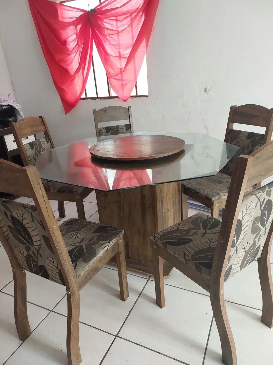 Mesa giratória de vidro - Foto 2