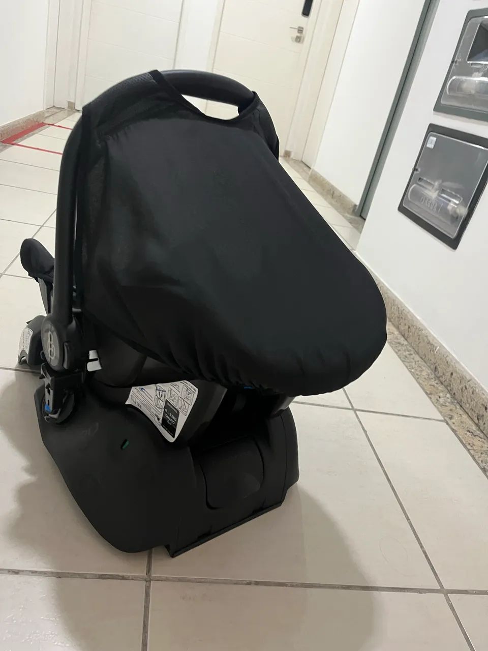 Bebê conforto Grid Galzerano + Base veicular - Foto 2