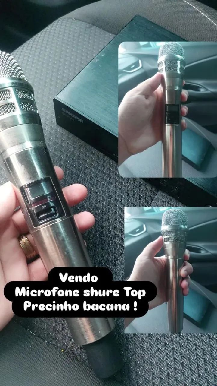 Microfone ?  Shure Top.. 1, 200 