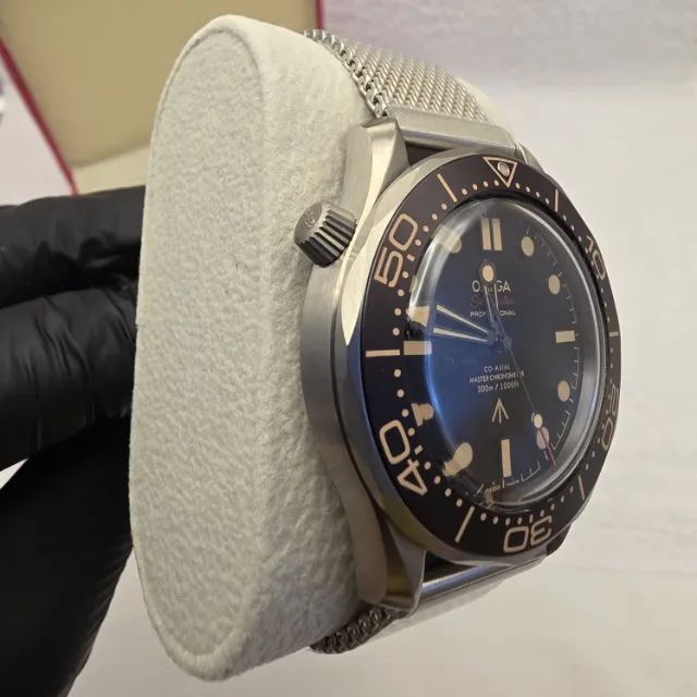 Relógio Omega Seamaster Diver 300M James Bond 007 Automático Premium 2 Pulseiras - Foto 2