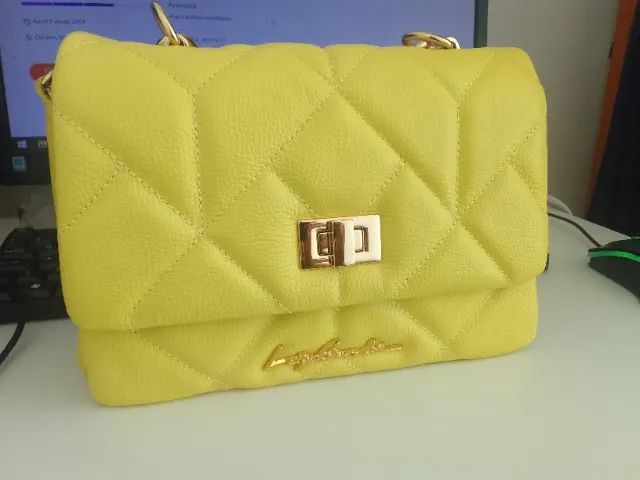 Bolsa Luiza Barcelos Amarela