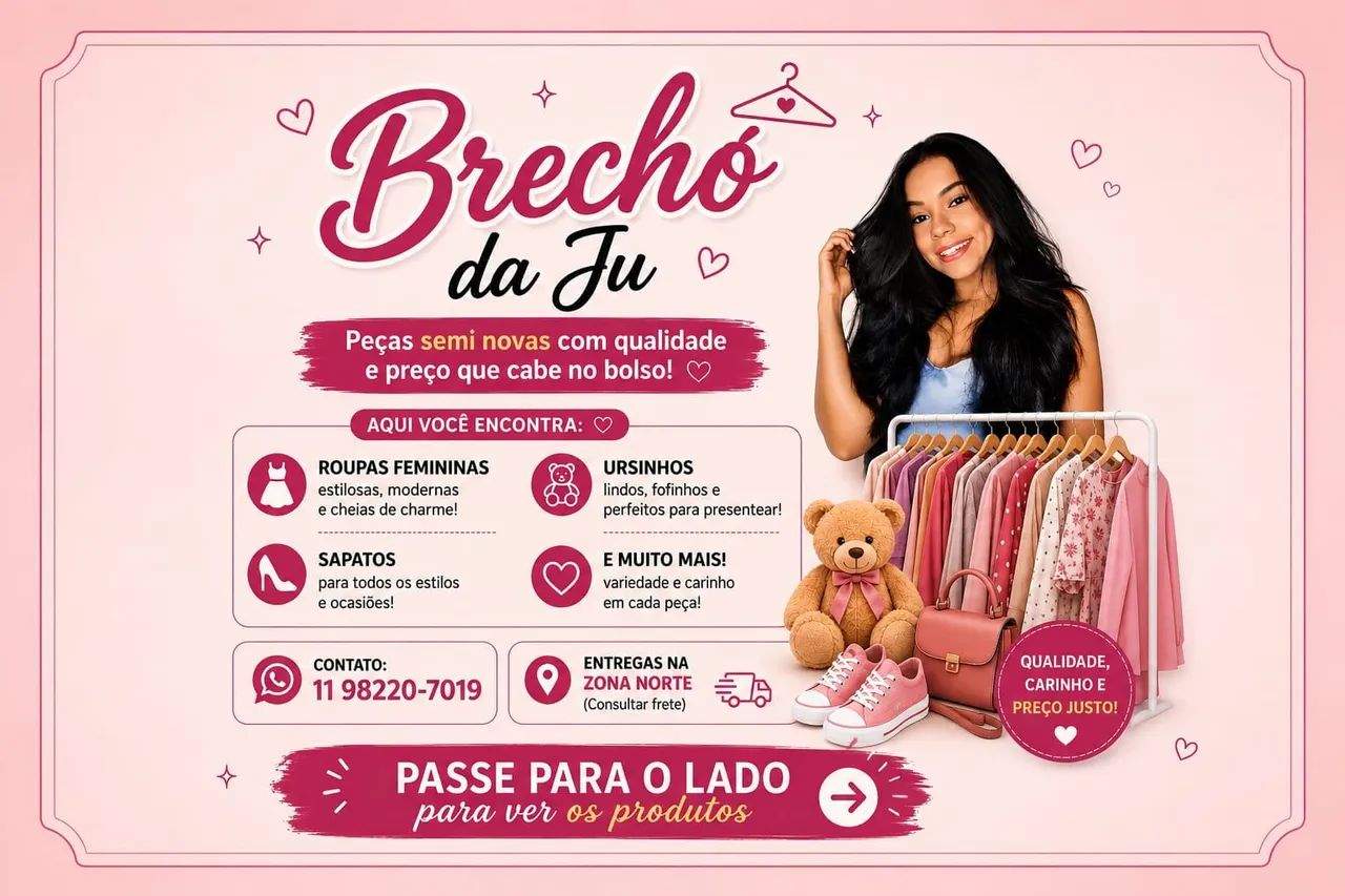 Roupas semi novas / brechó da Ju 