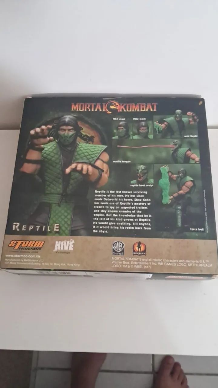 boneco edição limitada Mortal kombat Reptile  - Foto 3