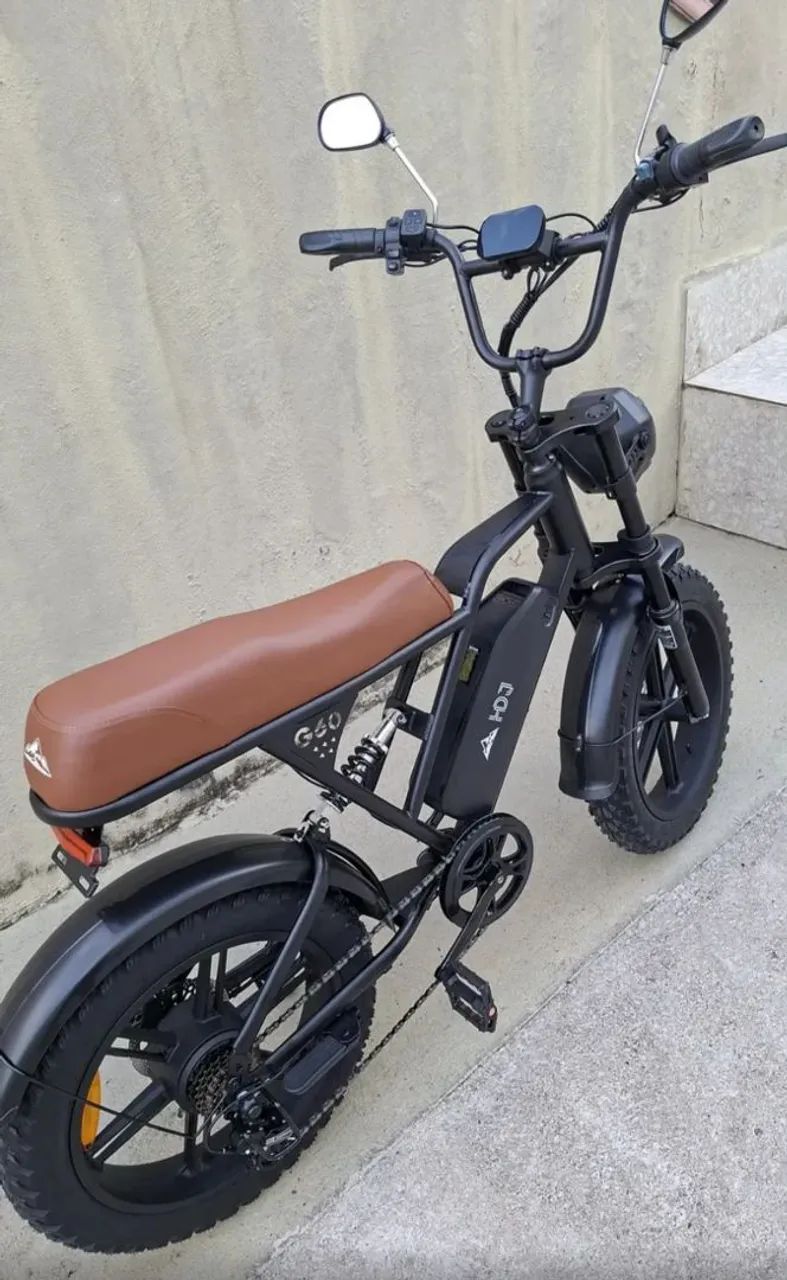 Bicicleta elétrica 1000 watts hdj semi nova!