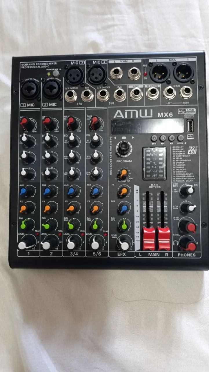 Mesa de som AMW 6 CANAIS COMPLETA - Foto 4